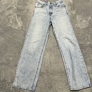 Levi's Jeans Womens 25 (27x30) Relaxed Fit Blue Denim High Waisted Straight